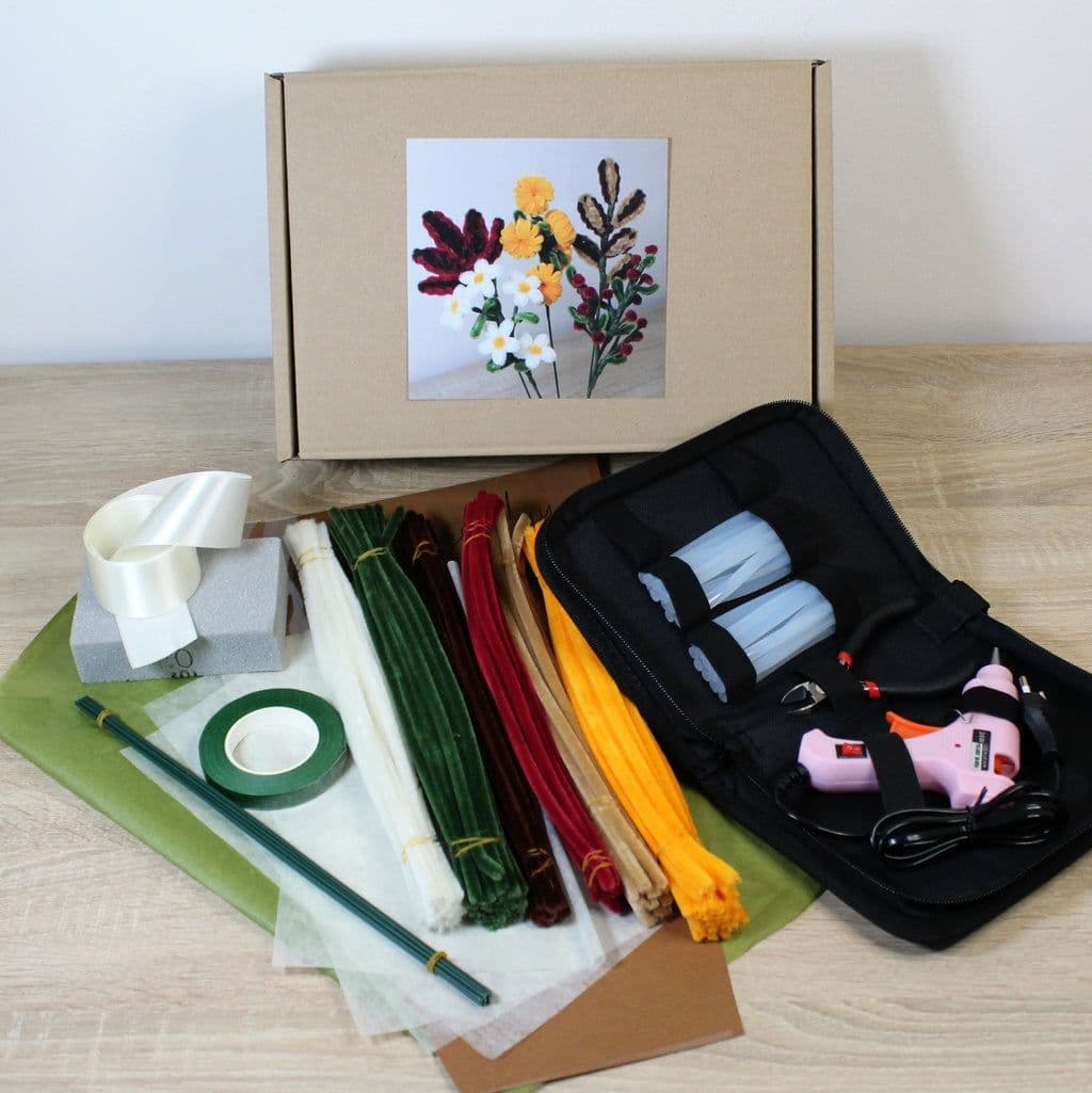 Sada na výrobu podzimní kytice 